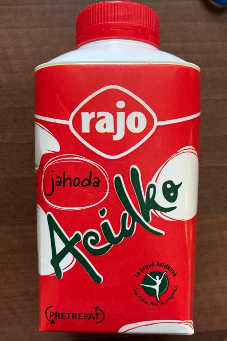 Фото - ацидофилин со вкусом клубники Rajo