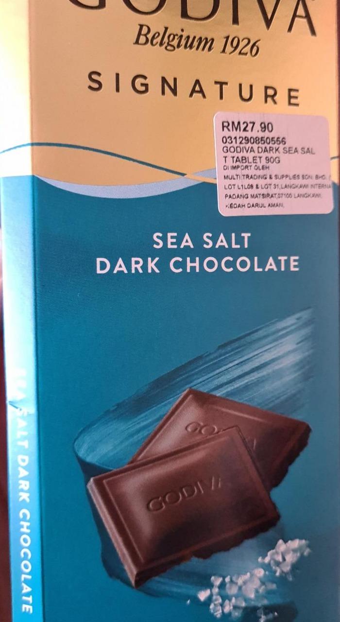 Фото - Шоколад с морской солью Godiva