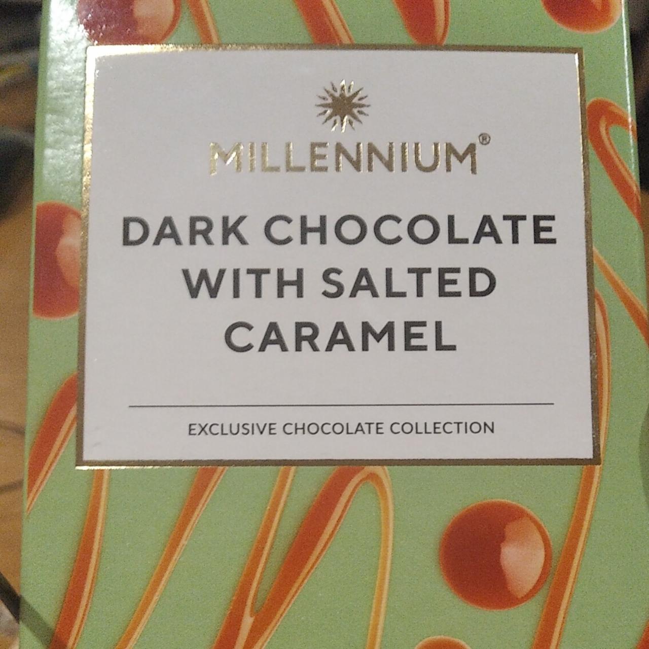 Фото - Шоколад черный с начинкой соленая карамель Millennium