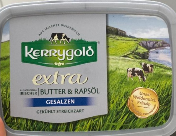 Фото - соленое масло extra 65% Kerrygold