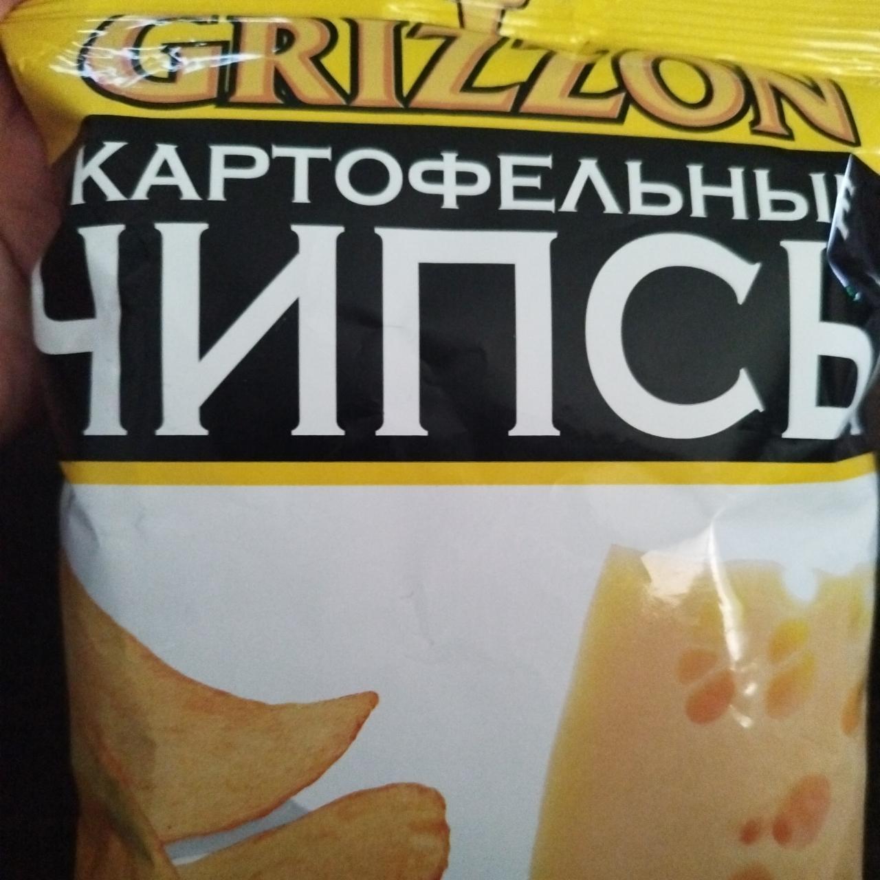 Фото - Чипсы картофельные со вкусом сыра Grizzon