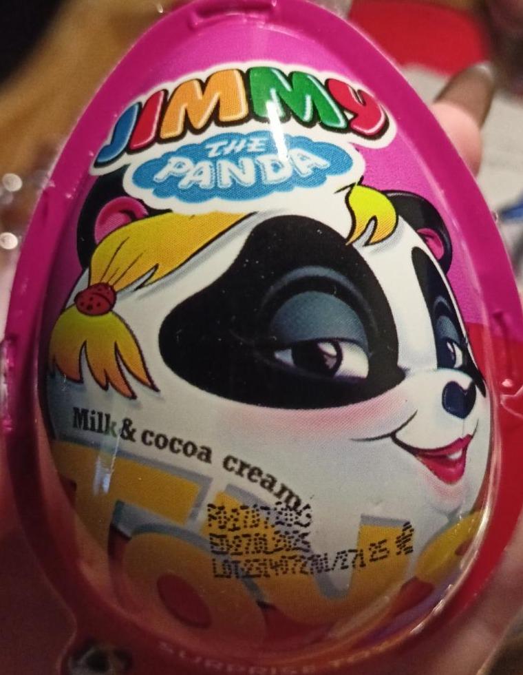 Фото - Jimmy the Panda Milk&Cocoa Cream Surprise Egg Tayas