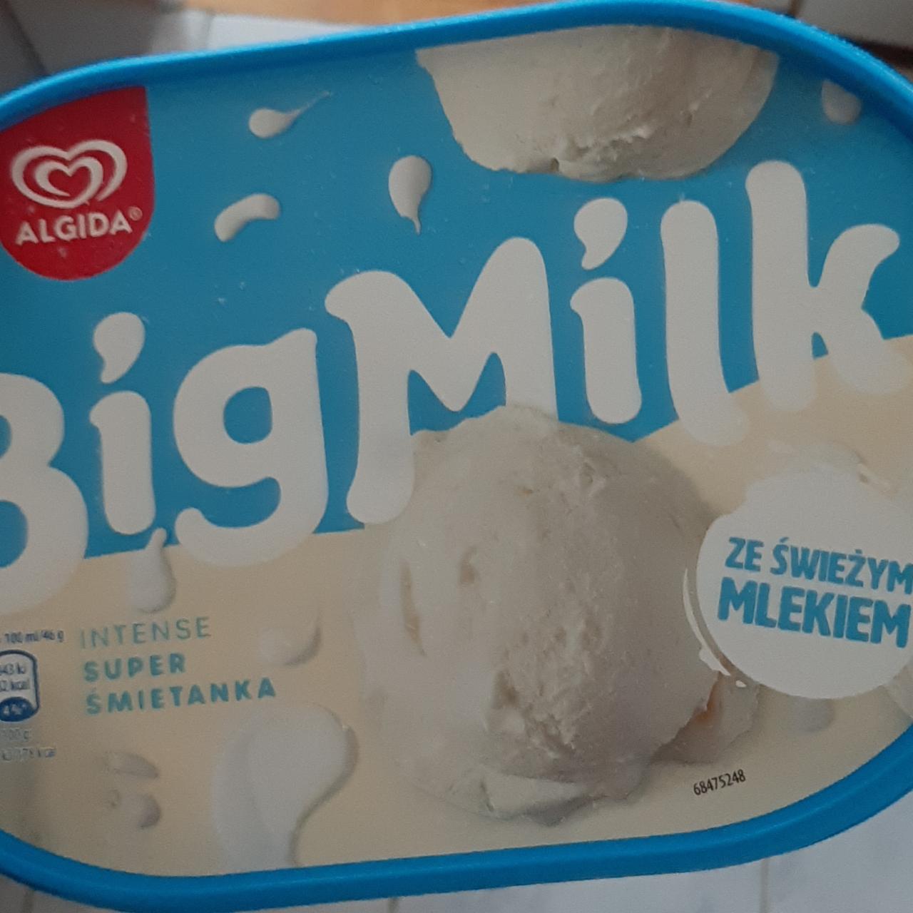 Фото - мороженое супер сливки Big milk Algida