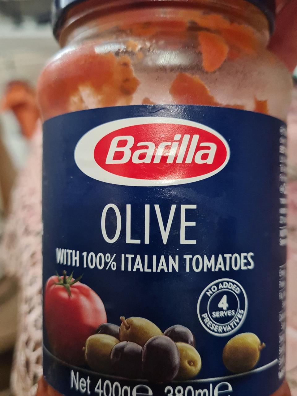 Фото - Соус оливковый с итальянскими томатами Olive Barilla