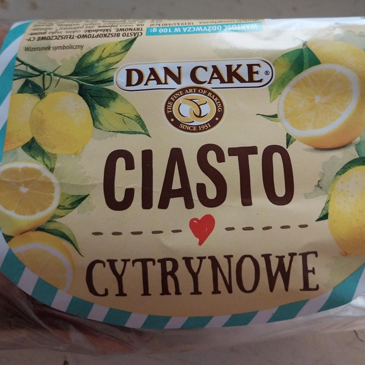 Фото - Бисквитный кекс со вкусом лимона Lemon Cake Dan Cake