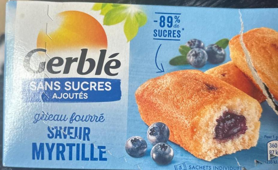 Фото - Бисквит без сахара с голубикой Gerblé