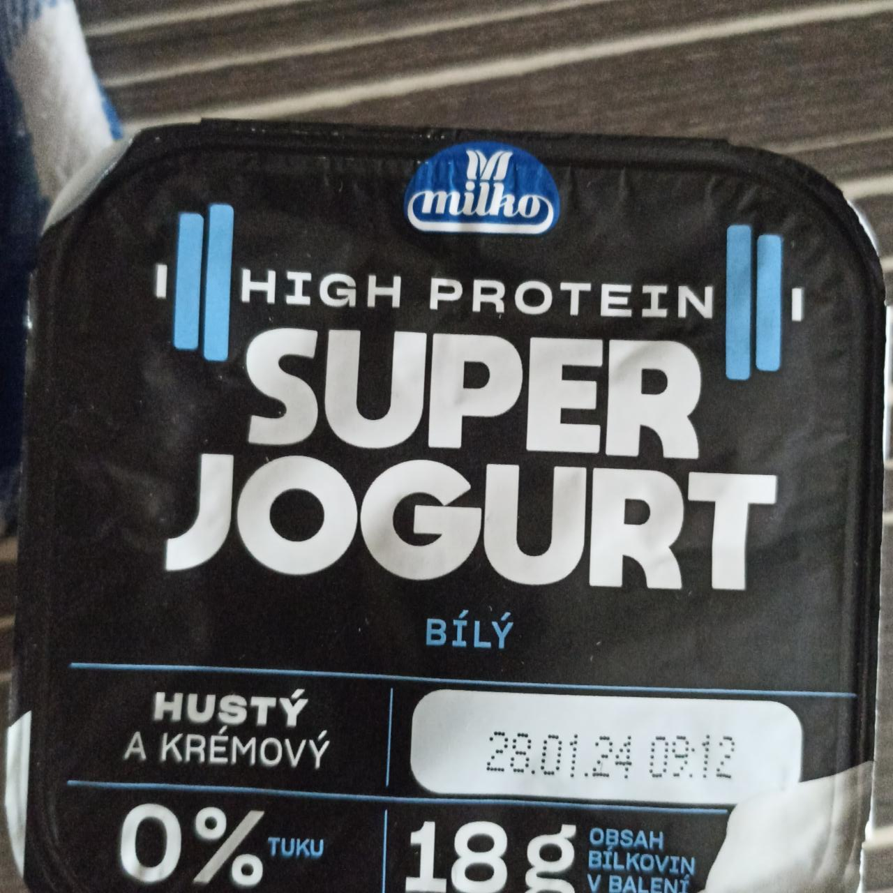 Фото - High protein Super jogurt bílý Milko