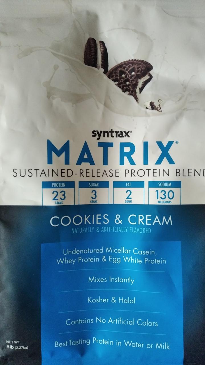 Фото - Syntrax MATRIX sustained-release protein blend 