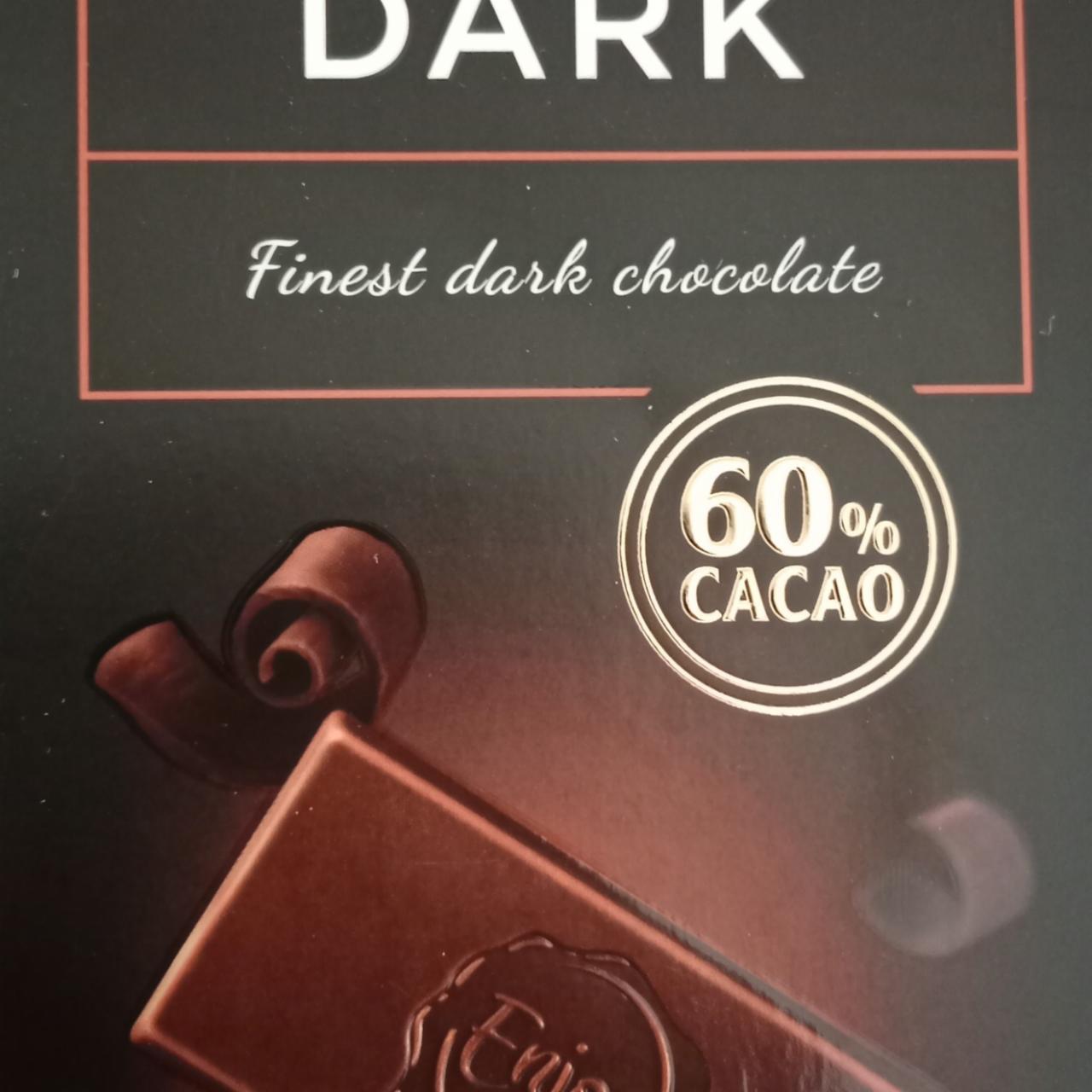 Фото - Шоколад черный Dark 60% Enjoy