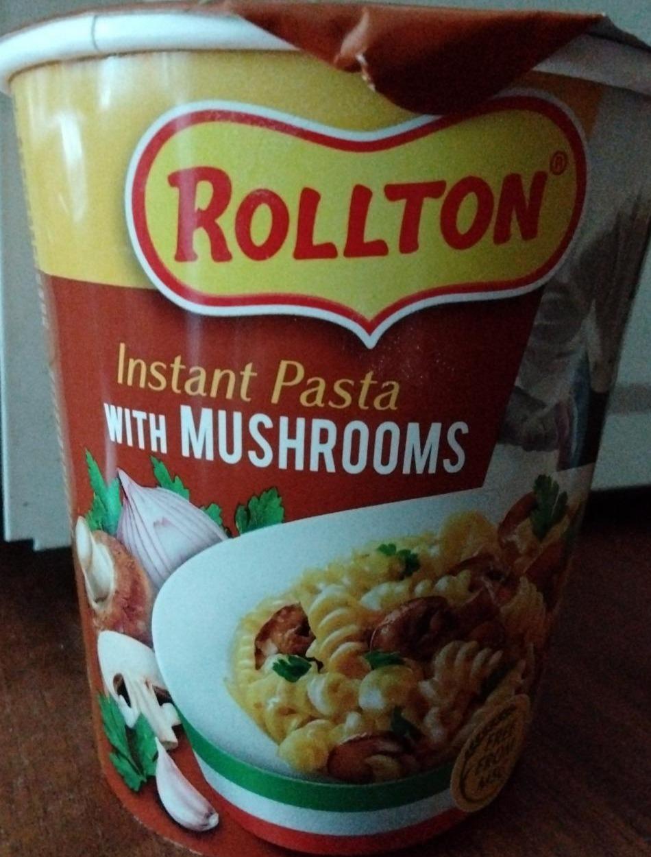 Фото - макароны с грибами быстрого приготовления Роллтон