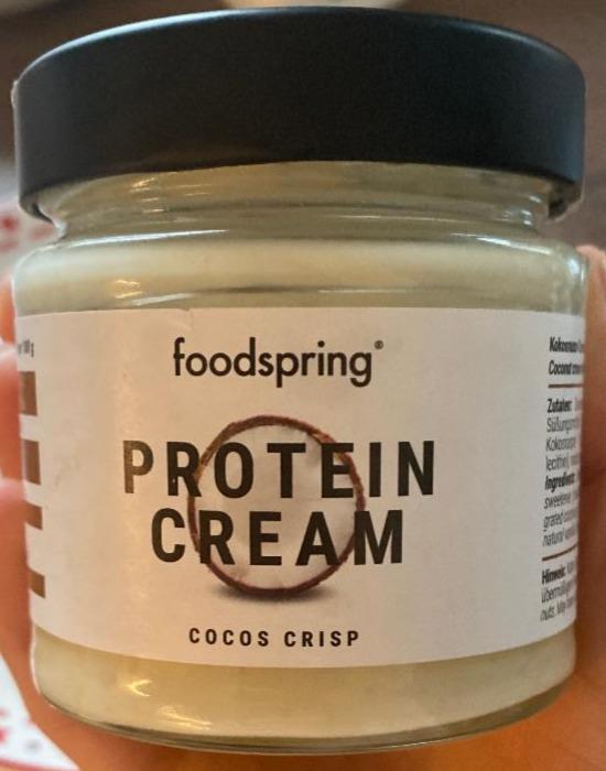 Фото - Кокосовая паста Protein Cream coconut crisp Foodspring