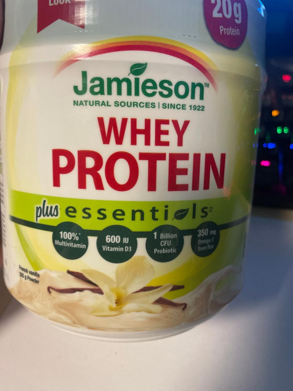 Фото - ванильный протеин whey protein Jamieson