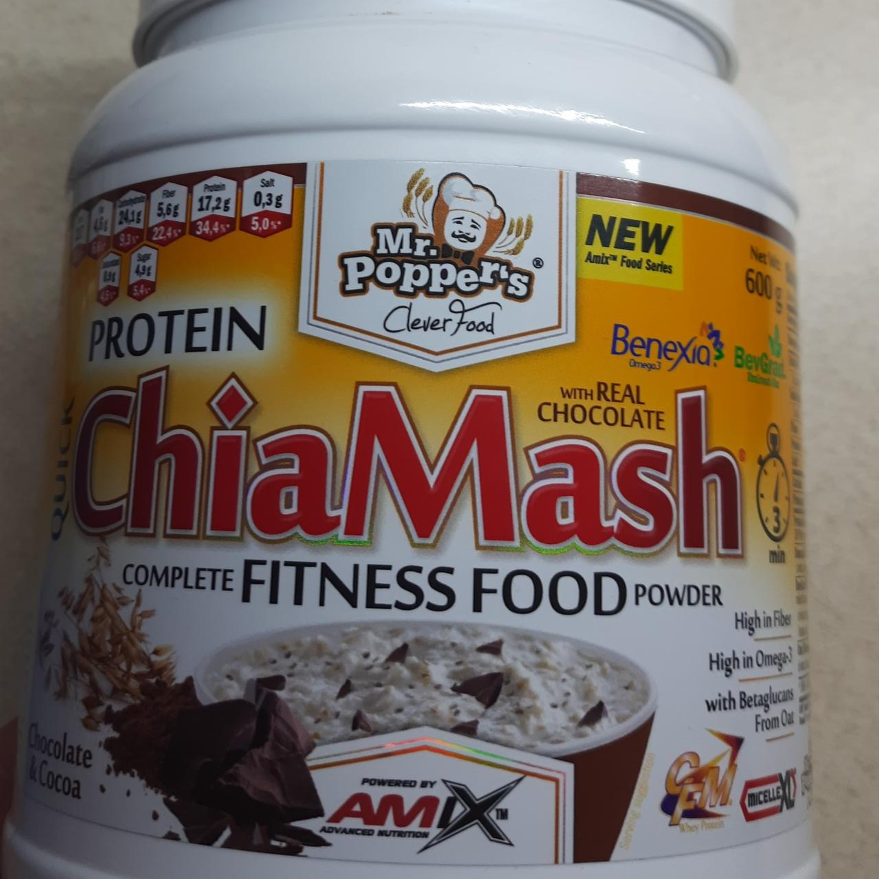 Фото - Protein ChiaMash with Real Chocolate Mr.Popper's