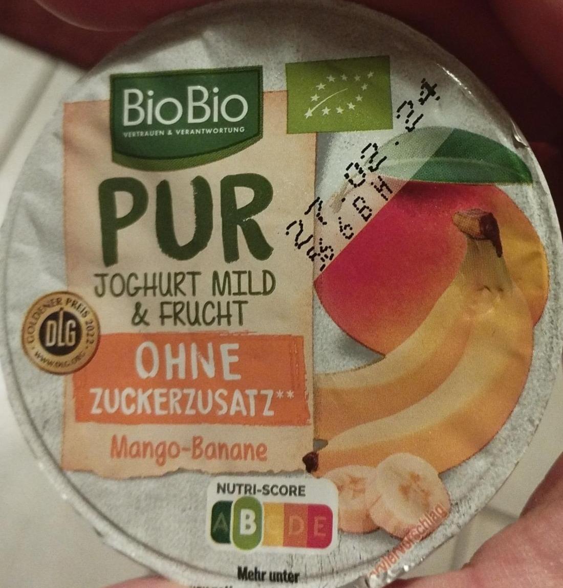 Фото - PUR Joghurt mild&frucht Mango- Banane BioBio