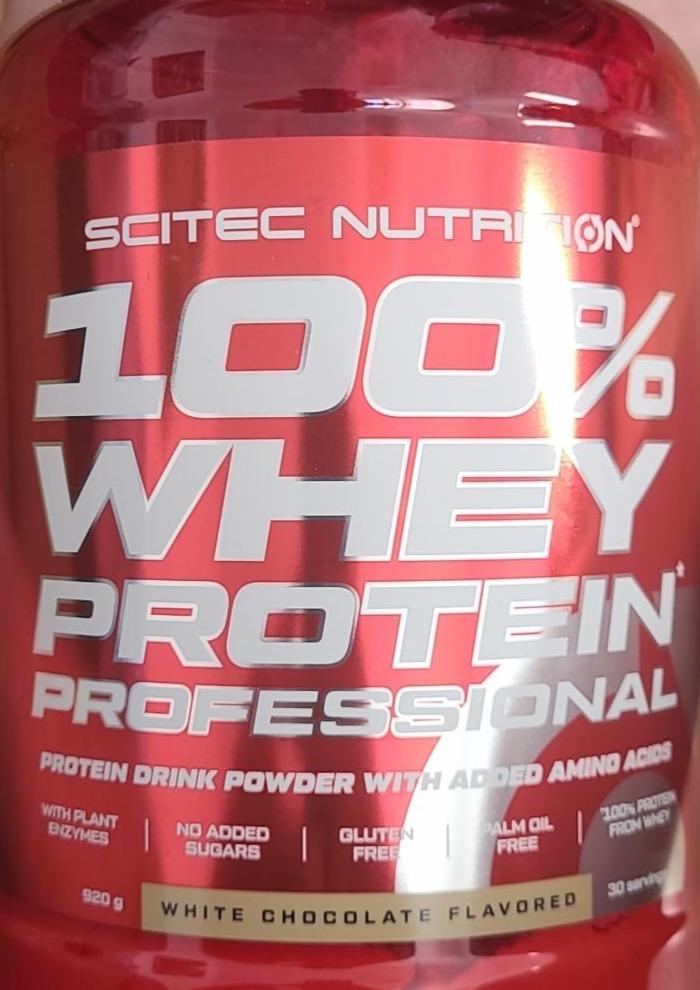 Фото - протеин сывороточный профеесиональный со вкусом белый шоколад Scitec nutrition