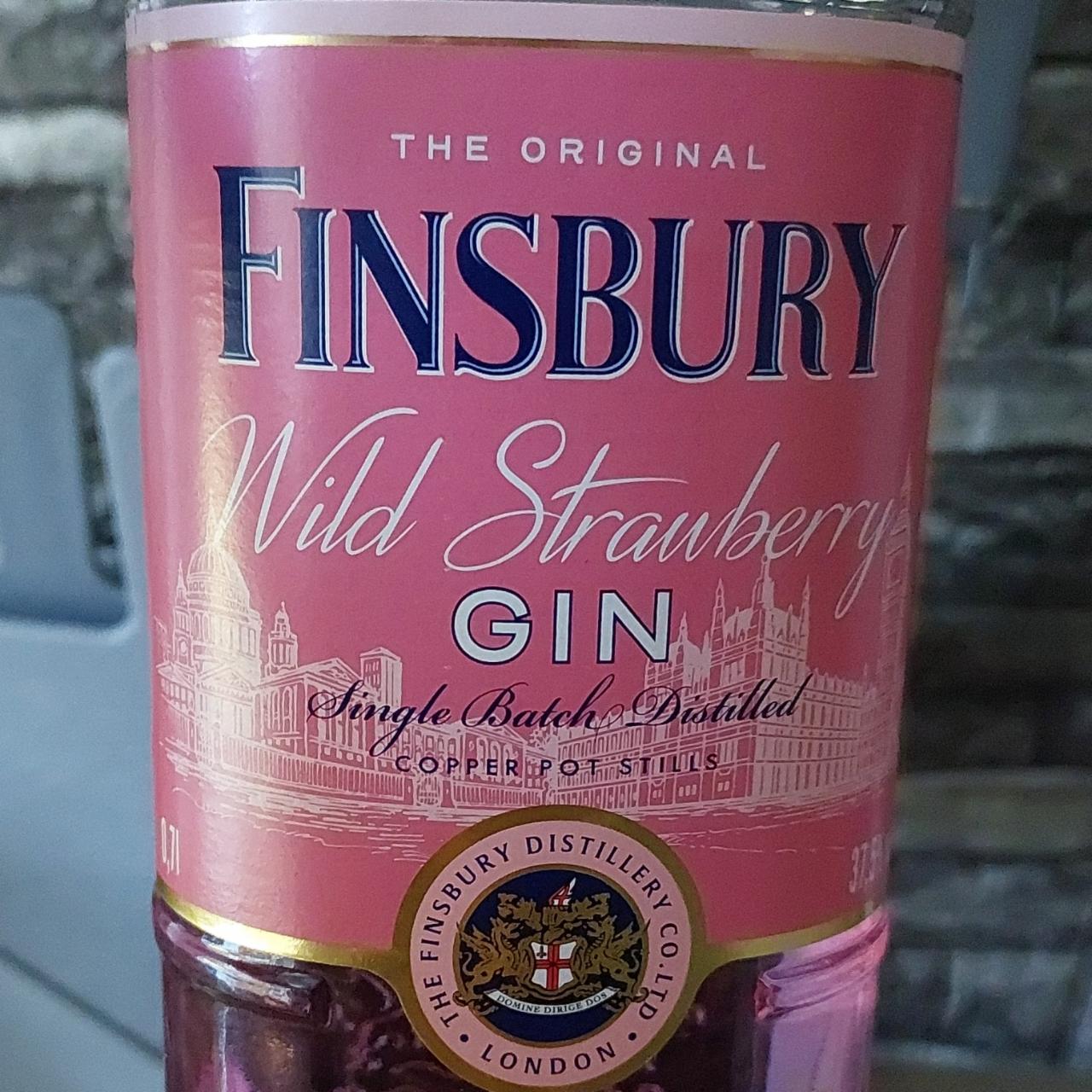 Фото - Gin wild strauberry Finsbury