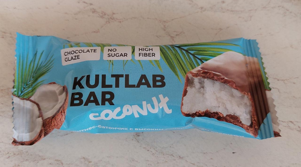 Фото - Батончик глазированный кокос bar coconut Kultlab