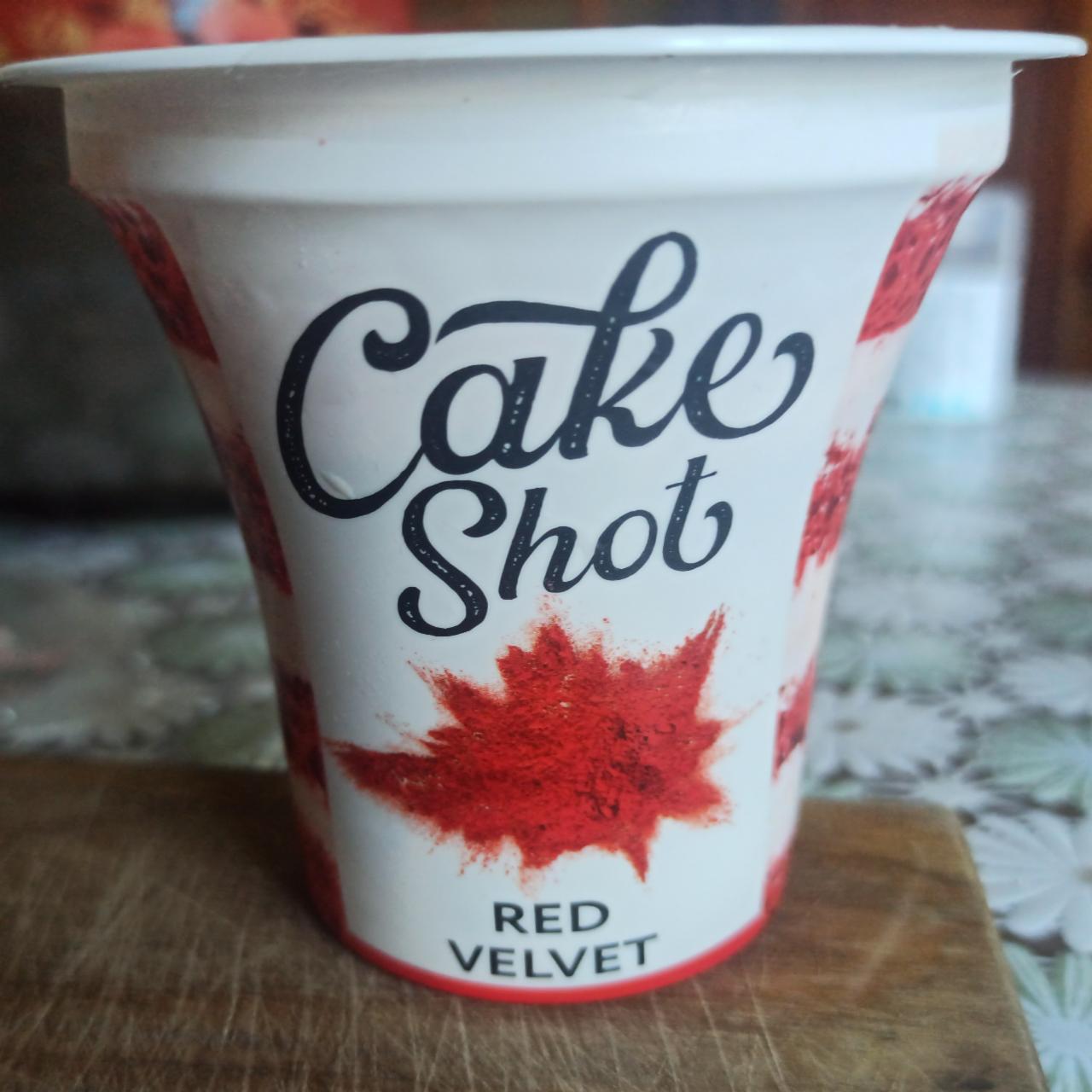 Фото - Пирожное десерт Красный бархат в стаканчике Cake Shot Red Velvet Nonpareil