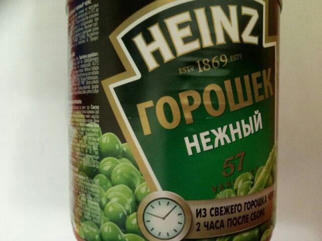 Фото - Горошек зеленый консервированный Heinz