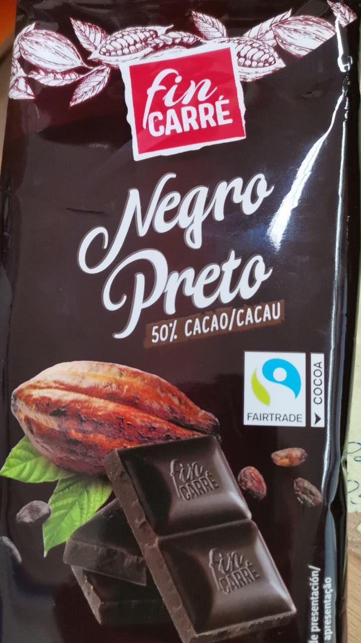 Фото - Шоколад черный 50% Negro Preto Fin Carre