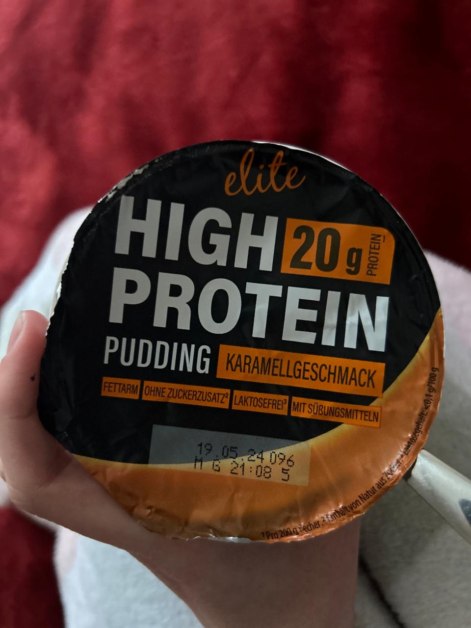 Фото - High protein Pudding Karamell Elite