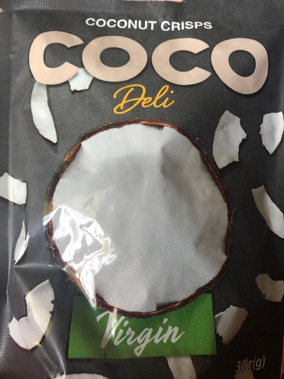 Фото - Чипсы кокосовые натуральные Coco Deli