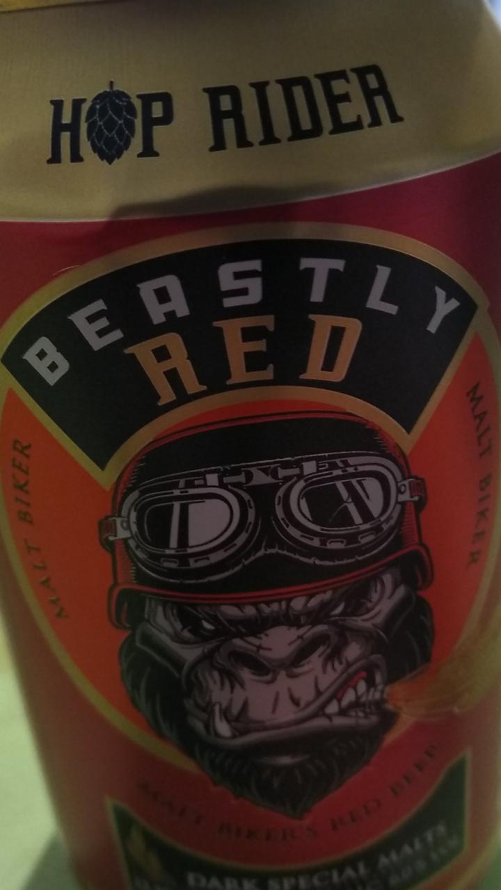 Фото - Пиво светлое нефильтрованное Wheat Beastly Red Hop Rider