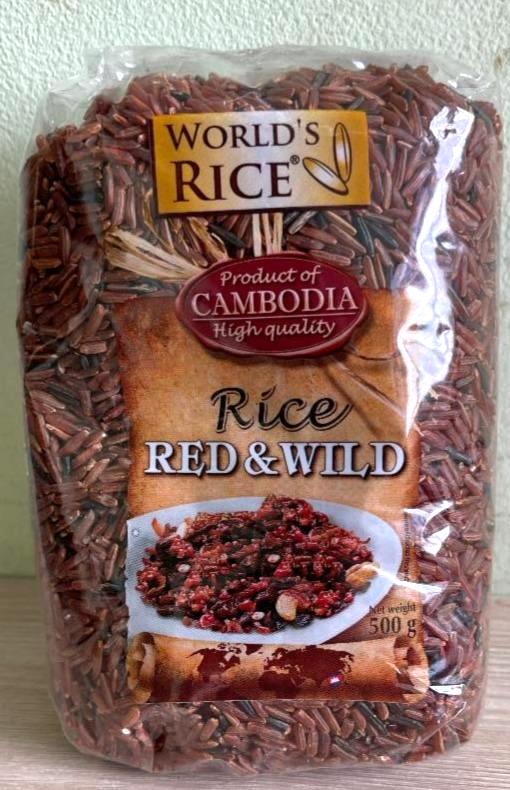 Фото - Смесь риса нешлифованного длиннозернистого красного и риса дикого World's Rice