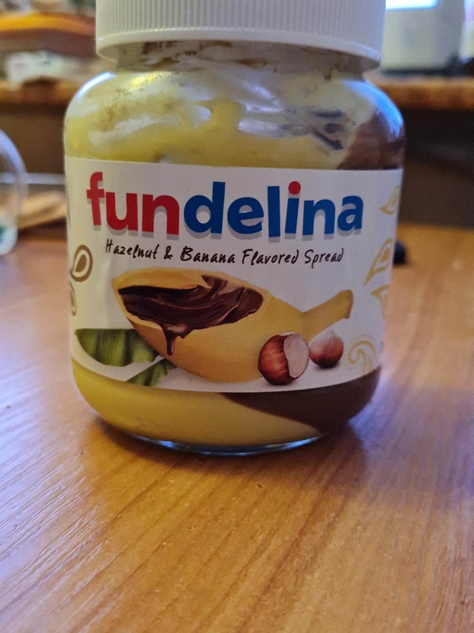 Фото - спред шоколадно-банановый с фундуком Fundelina