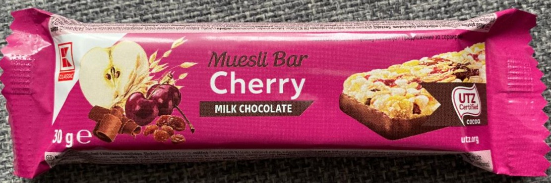 Фото - Батончик-мюсли Milk Chocolate Cherry K-Classic