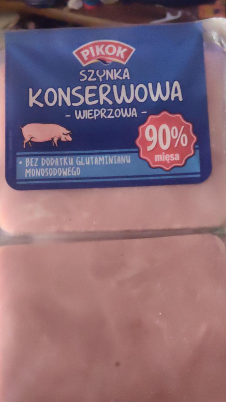 Фото - Ветчина свиная консервированная 90% мяса Pikok