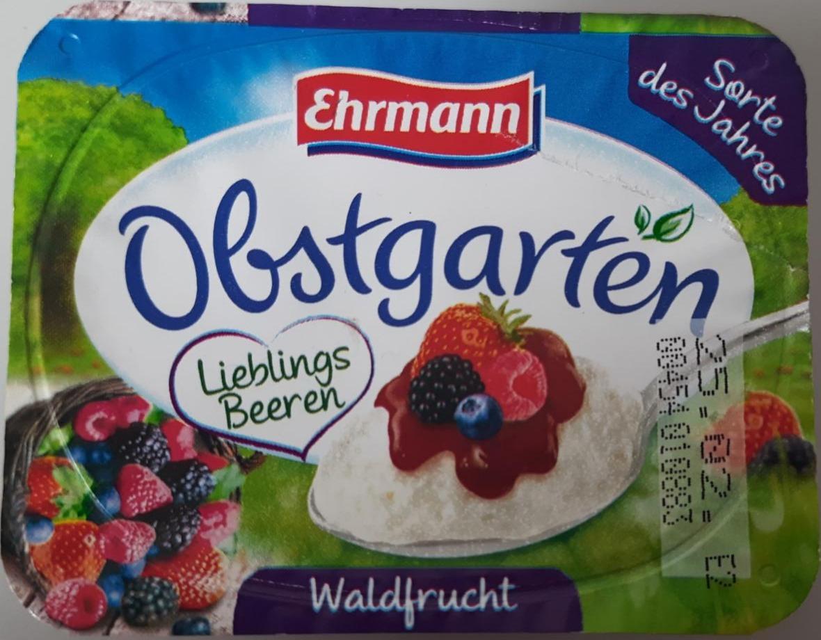 Фото - йогурт obstgarten лесные ягоды Ehrmann