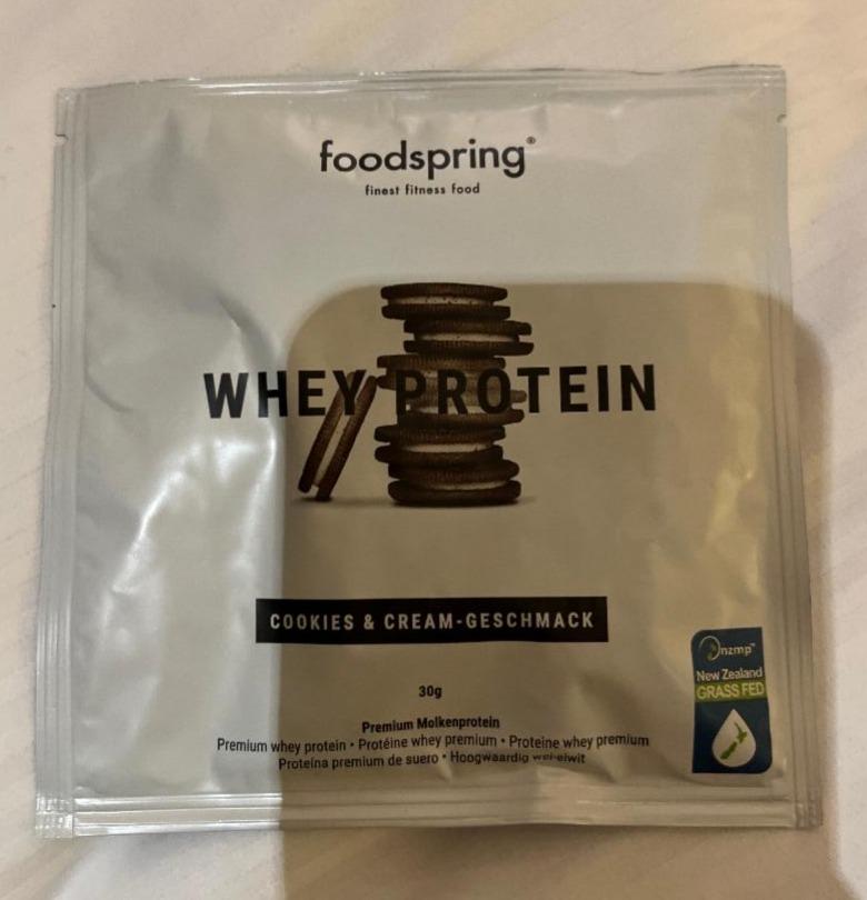 Фото - Протеин со вкусом шоколадного печенья Whey Protein Foodspring