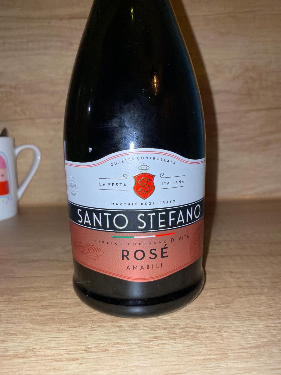 Фото - Напиток фруктовый газированный розовый rossa Santo Stefano