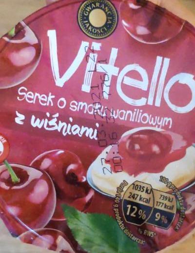 Фото - десерт со вкусом ванили и вишни Vitello