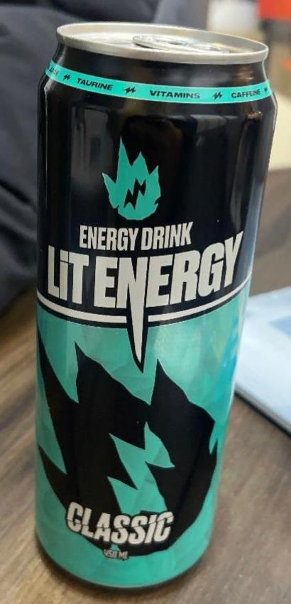 Фото - Напиток энергетический с сахаром Lit Energy Classic