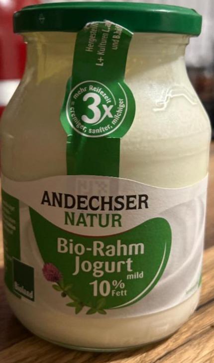 Фото - био йогурт 10% Andechser natur