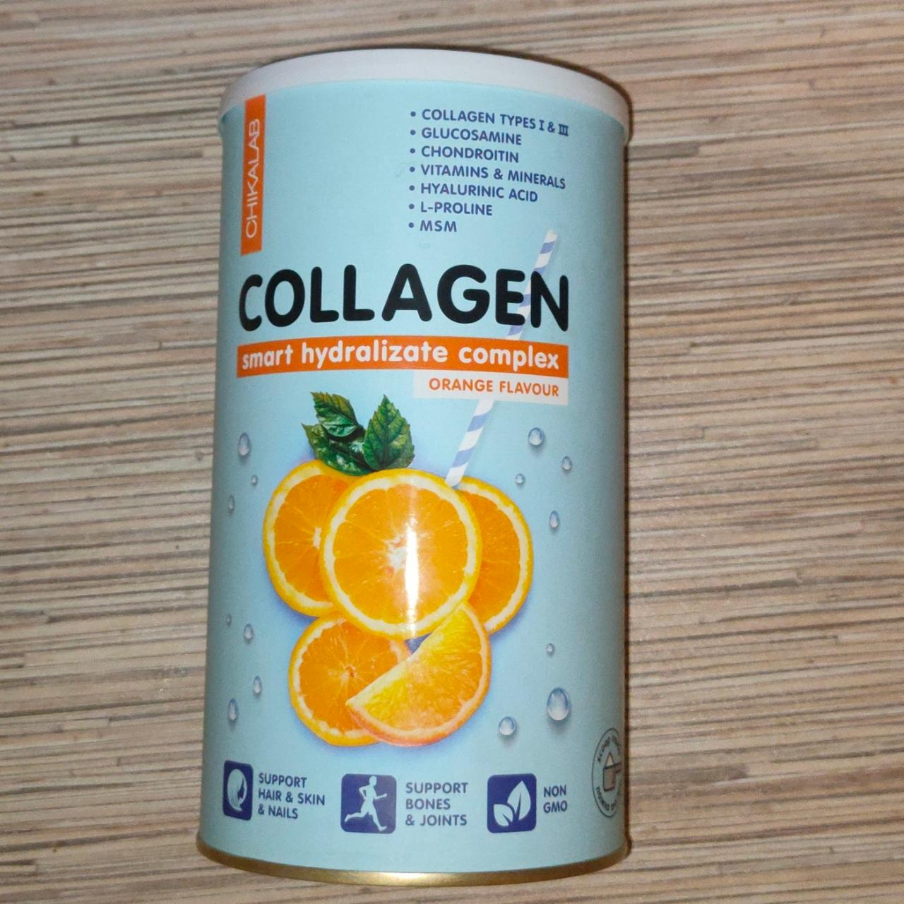 Фото - Collagen smart hydralizate complex Orange flavour Chikalab