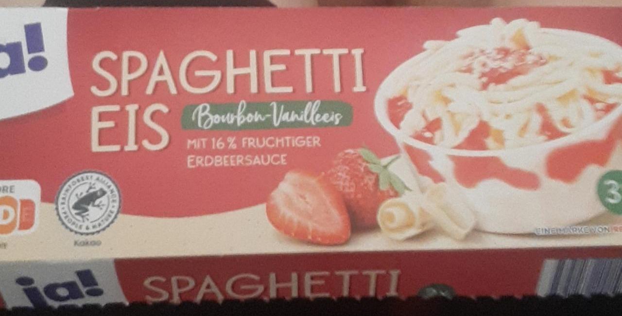 Фото - Spaghetti Eis Bourbon vanilleis Spaghetti ja!
