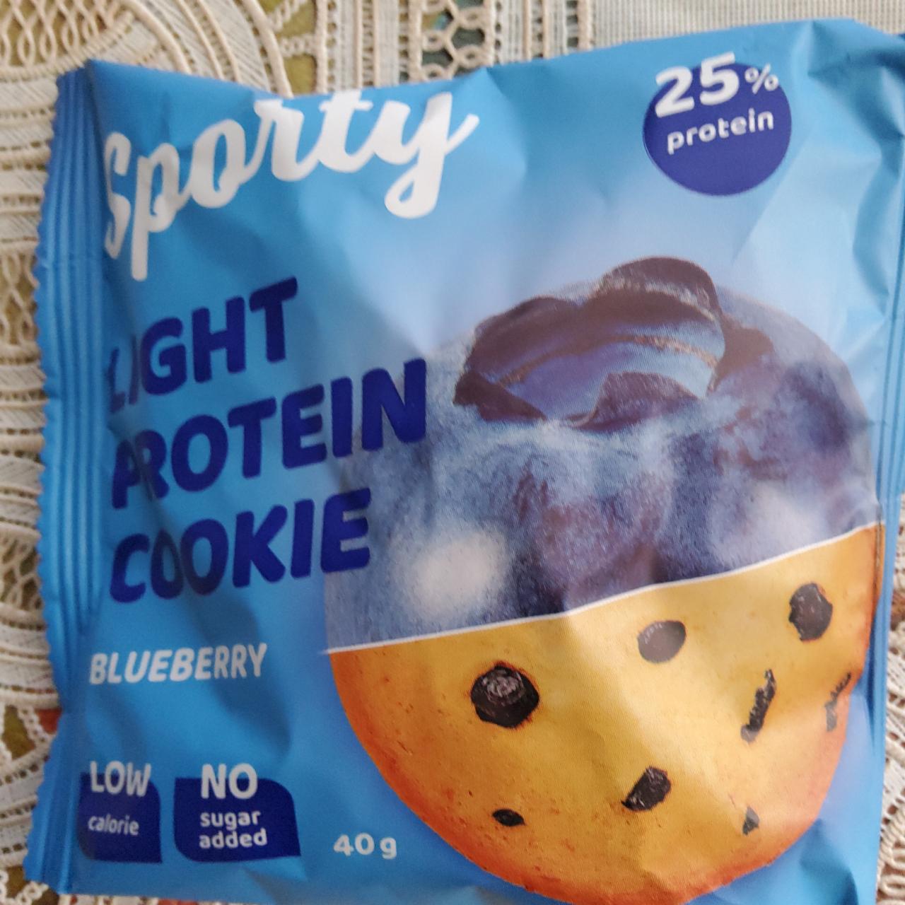 Фото - Light protein cookie blueberry Sporty