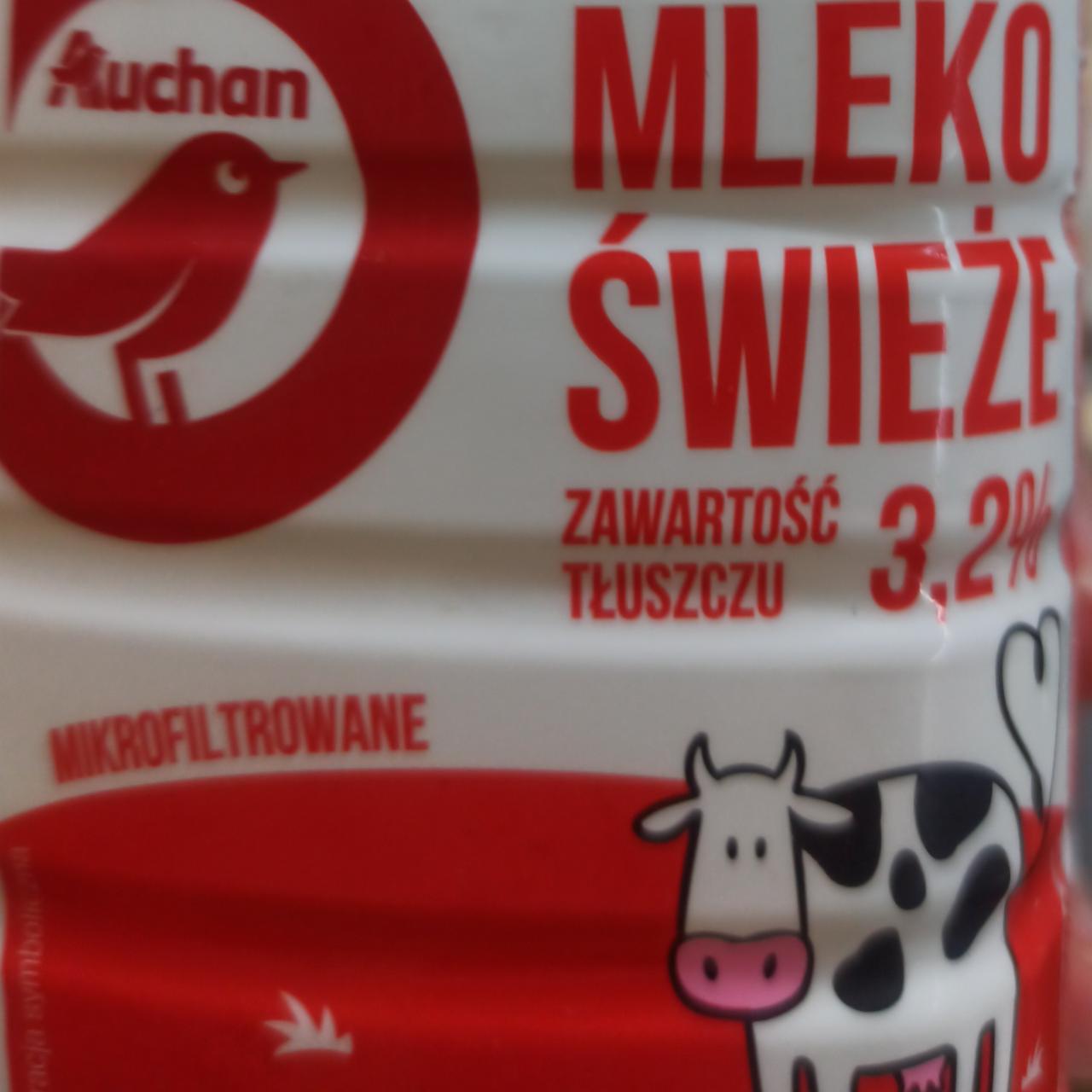 Фото - молоко свежее 3.2% Auchan