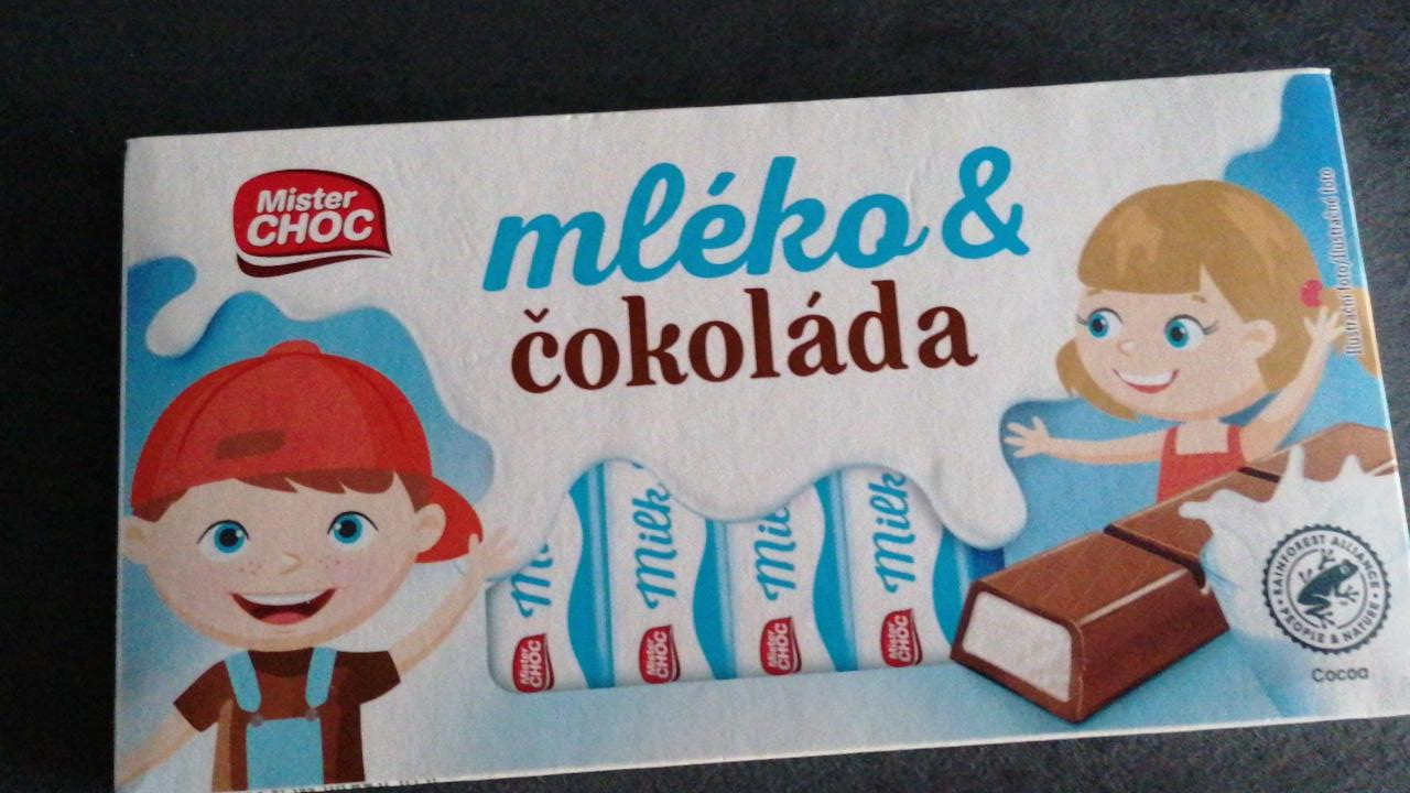Фото - Батончики из молочного шоколада Milk & Chocolate Mini Bars Mister Choc