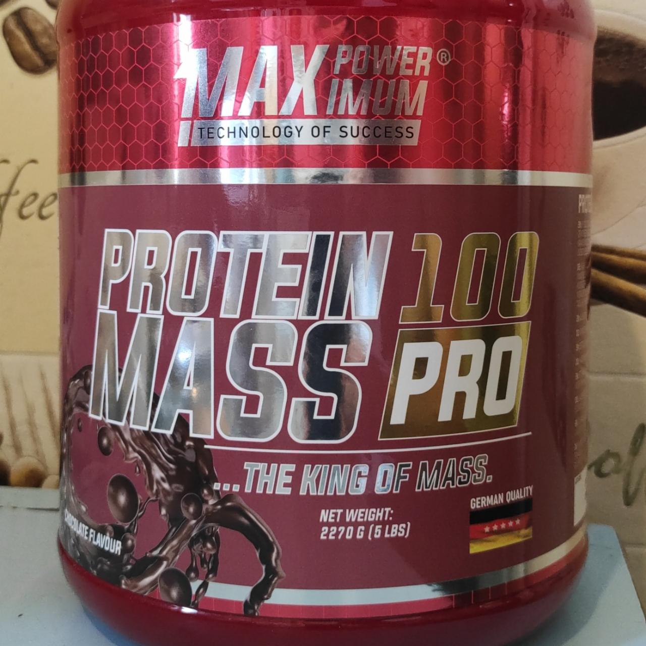 Фото - протеин сывороточный шоколадный 100 Mass PRO Maximum power