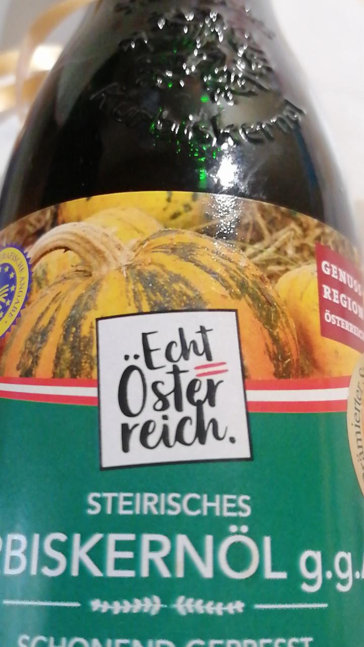 Фото - Масло тыквы ..Echt Oster reich.