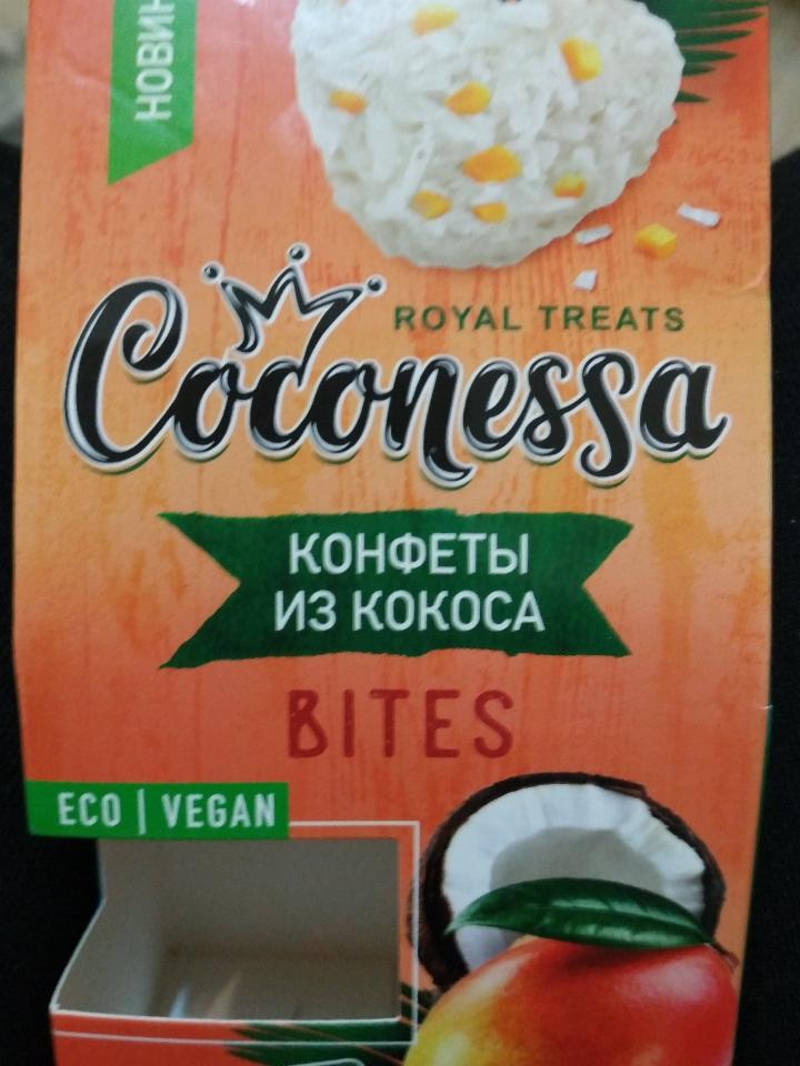 Фото - конфеты из кокоса с манго байтс Coconessa