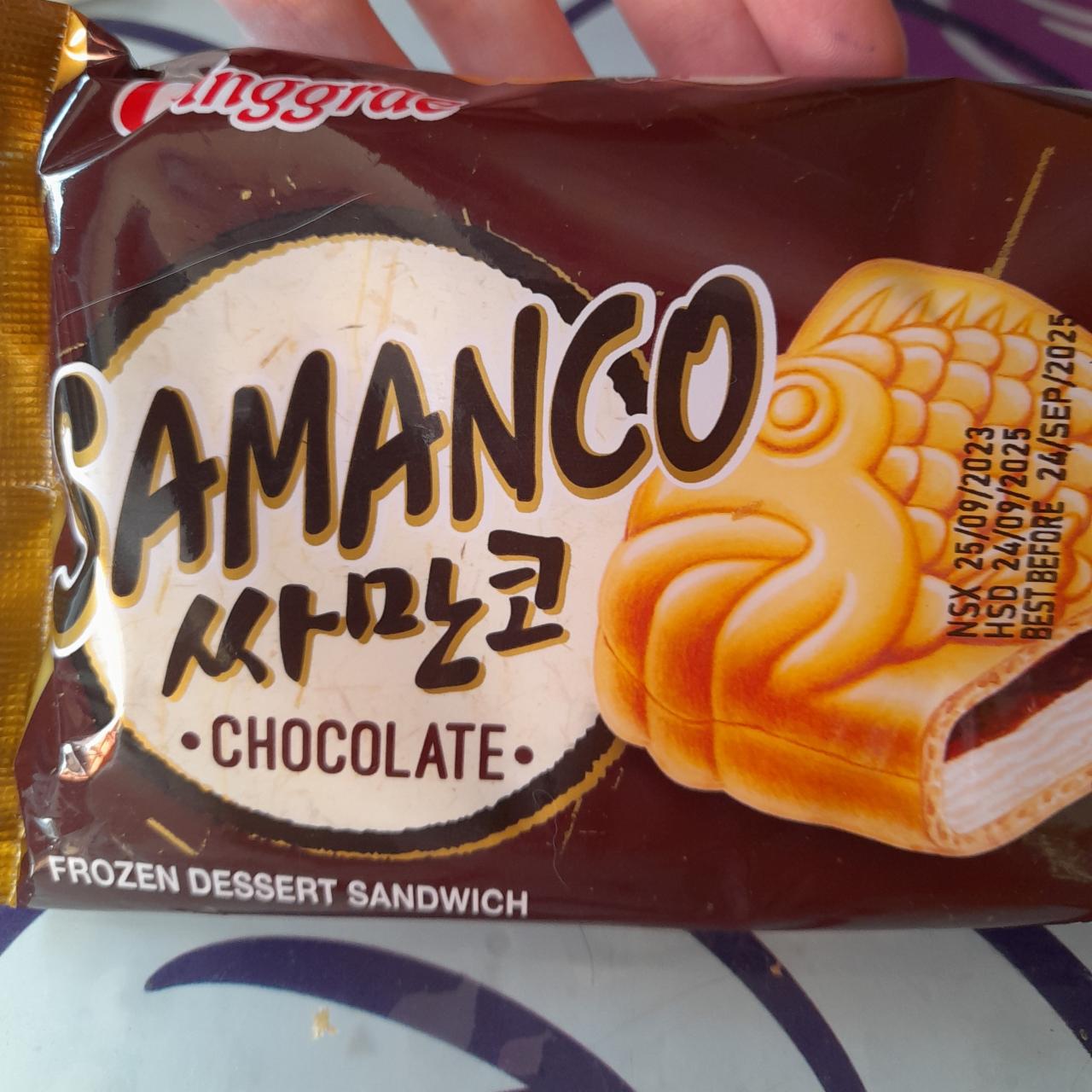 Фото - Мороженое Samanco Chocolate Ice Cream Binggrae