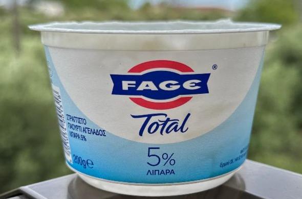 Фото - Йогурт 5% греческий Total Fage
