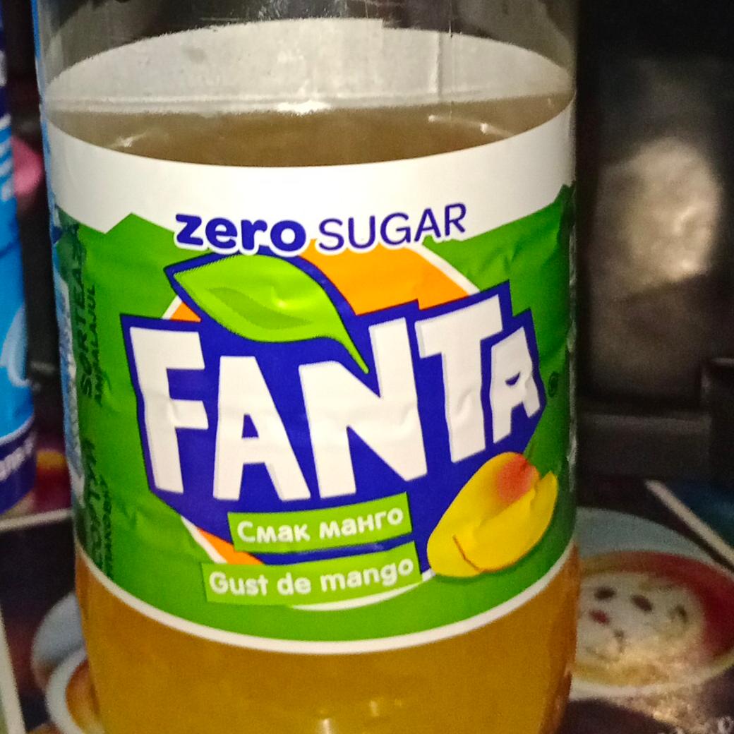 Фото - напиток газированный без сахара со вкусом манго Fanta