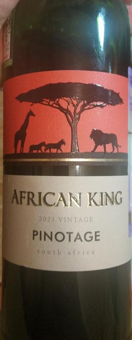 Фото - Вино полусухое красное African King Pinotage Zidela Wines