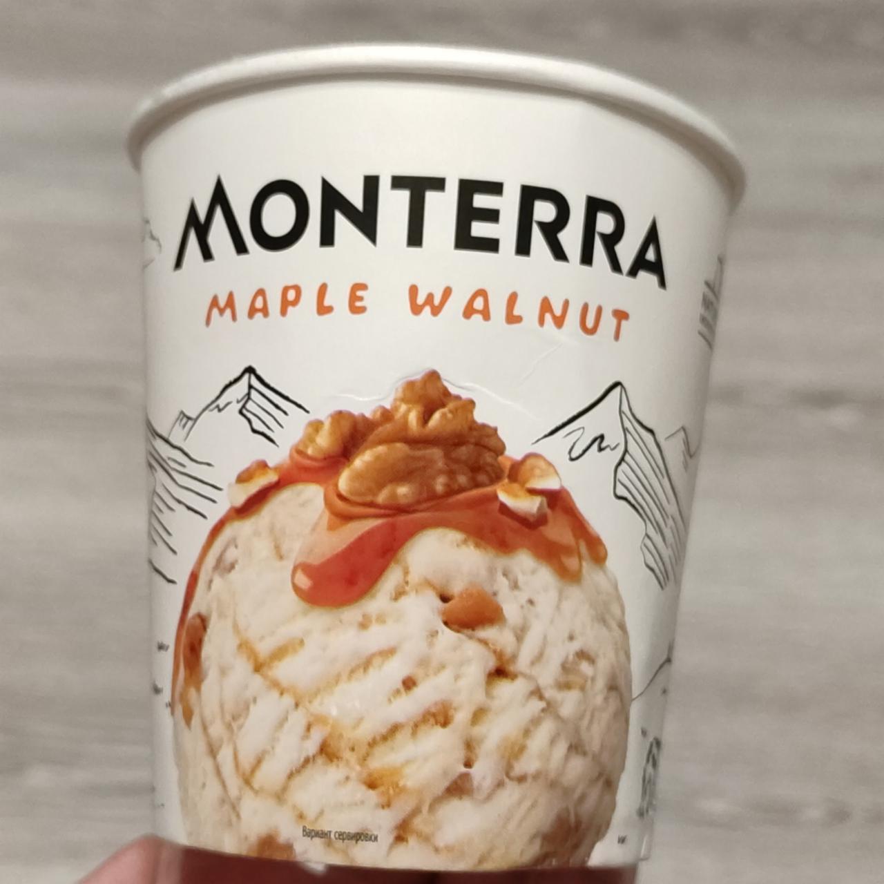 Фото - Мороженое с грецким орехом и кленовым сиропом Monterra
